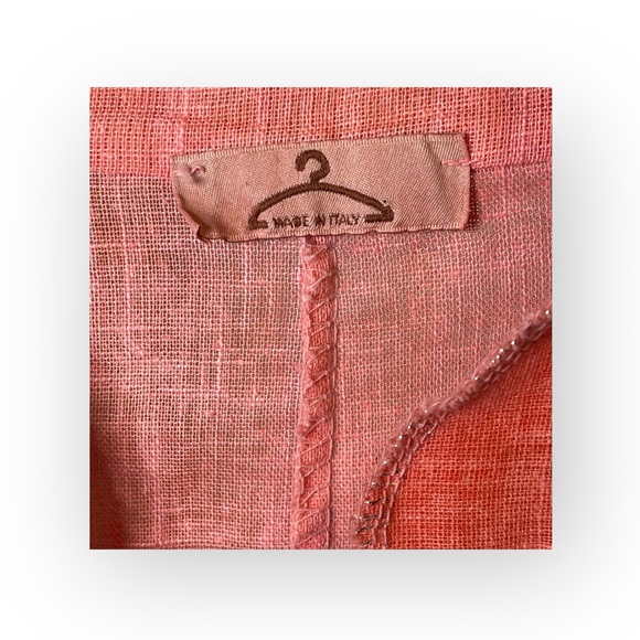 Made in Italy ❤︎︎ Trendy Graffiti Print Waterfall Jacket ❤︎︎ Red Orange S M L - Picture 13 of 16